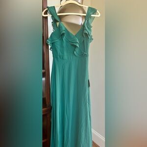 Forest green brand new Lulu’s dress